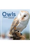 Owls Daily Planner Calendar 2017