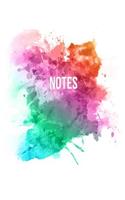 Notes: Watercolor Notebook 120-Page Lined Gorgeous Journal(1 Pretty Notebooks)