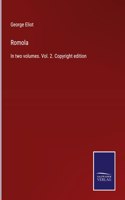 Romola: In two volumes. Vol. 2. Copyright edition