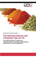 Carotenoproteínas del cangrejo rojo de río