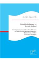 GmbH Gründungen im In- und Ausland