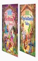 101 Bedtime Stories and 101 Panchatantra Tales (Ages 3-12) (Paperback) : Children learning book, Kids adventure stories, Bedtime storybook, Classic tales for kids | Pack of 2 Story Books