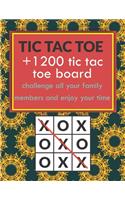 TIC TAC TOE +1200 tic tac toe board
