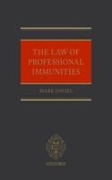 The Law of Professional Immunities