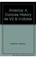 America: A Concise History 4e V2 & I>clicker: (English)
