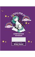 Unicorn Composition Notebook