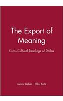 Export of Meaning