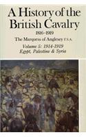 History of the British Cavalry Vol 5 - 1914-1919: 1914-1919 Egypt, Palestine and Syria