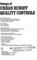 Design of Urban Runoff Quality Controls