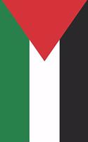 Palestine Flag Notebook - Palestinian Flag Book - Palestine Travel Journal