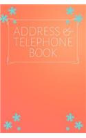 Address & Telephone Book: Organizer Contacts (6 x 9 in, 360 Contacts) - Record Addresses, Social Media, Telephone Numbers, Emails, Birthday & Extra Notes - Alphabetical A-Z I