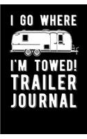 I Go Where I'm Towed Trailer Journal