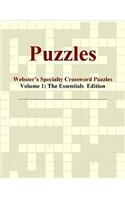 Puzzles - Webster's Specialty Crossword Puzzles, Volume 1