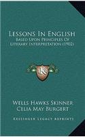 Lessons In English