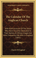 The Calendar of the Anglican Church