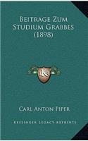 Beitrage Zum Studium Grabbes (1898)