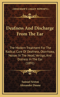 Deafness And Discharge From The Ear