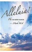 Alleluia! Easter Sunrise Bulletin 2012, Regular Size (Package of 50)