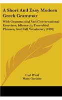 Short And Easy Modern Greek Grammar