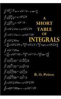A Short Table of Integrals