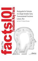 Studyguide for Calculus of a Single Variable
