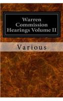 Warren Commission Hearings Volume II