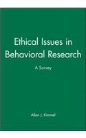Ethical Issues Behavioral Research