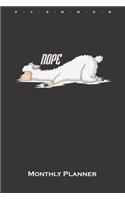 fallen lama Monthly Planner