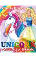 Unicorn Color By Number Activity Book