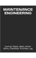 Maintenance Engineering