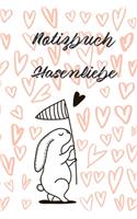 Notizbuch Hasenliebe
