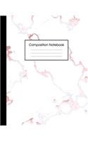 Composition Notebook: Trendy White Marble and Rose Gold - 100 Wide Ruled Pages - 8 x 10 - Journal for Children, Kids, Girls, Teens And Women (School Essentials)
