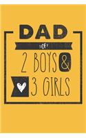 DAD of 2 BOYS & 3 GIRLS