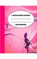 1 Inch Grid Paper Notebook