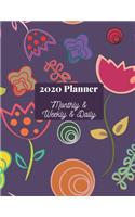 2020 Planner Monthly & Weekly & Daily