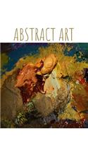 Abstract Art: 100 pages, 7.44 x 9.69, blank sketch book with a Glossy cover
