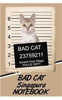 Bad Cat Singapura Notebook