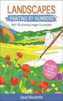 Landscapes Painting by Numbers: With 30 Stunning Images to Complete. Includes Guide to Mixing Paints(Arcturus Painting by Numbers)
