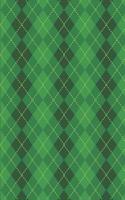 St. Patrick's Day Pattern - Green Luck 24: Blank Lined Notebook St. Patrick's Day Lovers