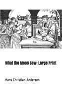 What the Moon Saw: Large Print