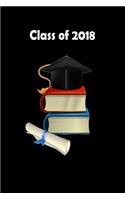 Class of 2018 ( blank lined Journal): this blank lined journal design for Seniors, 2018 Graduates(Congratulation Blank Lined Journal)