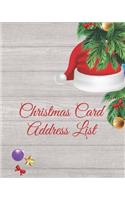 Christmas Card Address List: Address Book For Christmas Cards (Send & Receive)(V4)
