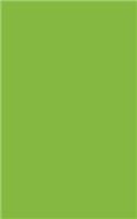 Lime Green 101 - Lined with Margins Notebook (Narrow): 101 Pages, 5 x 8, Narrow Ruled, Journal, Soft Cover