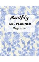 Monthly Bill Planner Organizer