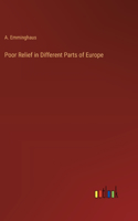 Poor Relief in Different Parts of Europe