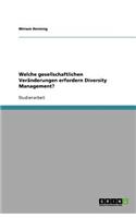 Welche gesellschaftlichen Veränderungen erfordern Diversity Management?