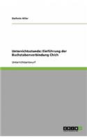 Unterrichtsstunde: Einführung der Buchstabenverbindung Ch/ch