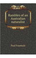 Rambles of an Australian naturalist