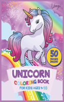 Unicorn coloring book