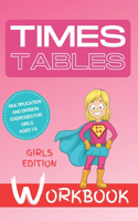 Times Tables: Multiplication and Division Exercises for Girls Aged 7-9